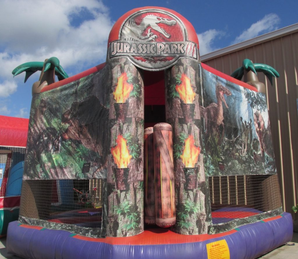 jurassic world bouncy castle