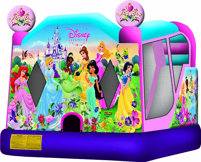 Disney Princess 2 C4 Bounce House Combo